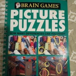 Brain Games Picture Puzzles Spiral Book